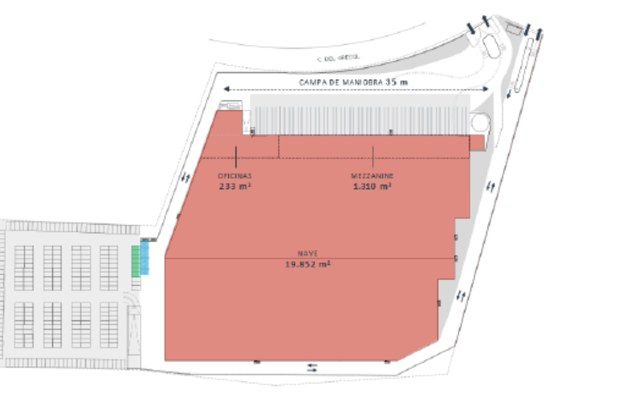 CW  Mezzanine 1310 + 990 oficina, CUSHMAN,FORCADELL